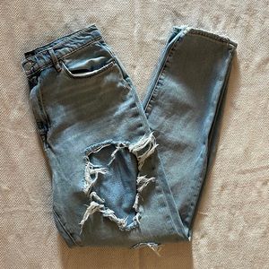 Urban Outfitters BDG high rise destroyed mom jeans. Size 29.